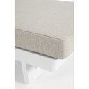 INFINITY prémium napozóágy - szürke/fehér