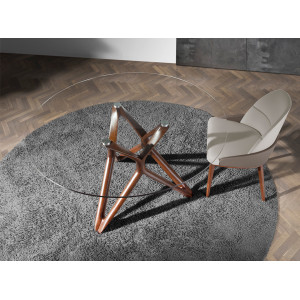 CARULLA design kerek étkezőasztal - 120/130/140cm