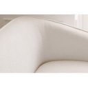 DIVA design kanapé - 205cm - fehér bouclé