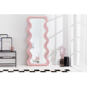 CURVY modern tükör - rózsaszín - 160cm INVICTA