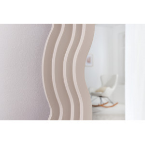 WAVE modern tükör - beige - 160cm