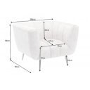 NOBLESSE exkluzív bársony fotel - mályva