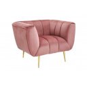 NOBLESSE exkluzív bársony fotel - mályva
