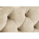 MODERN BAROCK exkluzív bársony ágykeret - pezsgő - 180x200cm