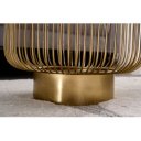 VARIATION exkluzív dohányzóasztal - 40cm - fekete/arany