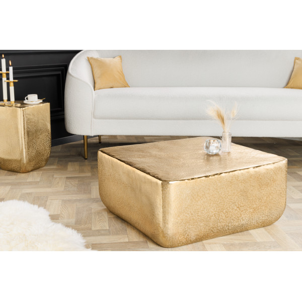 UNIT design fém dohányzóasztal - arany -70cm