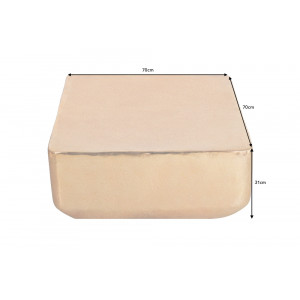 UNIT design fém dohányzóasztal - arany -70cm