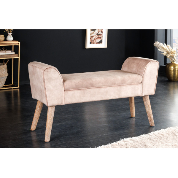SCARLETT design bársony ülőpad - beige