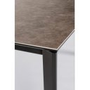 OMINA design bővíthető kerámia étkezőasztal - 140-200/160-220cm - szürke/fekete