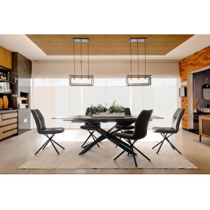 SEYFERT design bővíthető kerámia étkezőasztal - 160-220cm BIZZOTTO