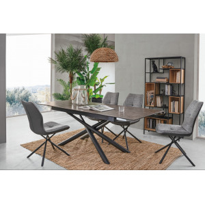 SEYFERT design bővíthető kerámia étkezőasztal - 160-220cm BIZZOTTO