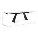 BLAZAR design bővíthető kerámia étkezőasztal - 160-240cm