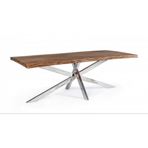 ARKANSAS modern akác étkezőasztal - 220cm