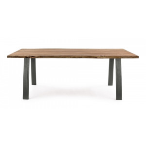 MARONE modern akácfa étkezőasztal - 160/200cm