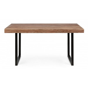 EGON modern akácfa étkezőasztal - 160/200cm BIZZOTTO