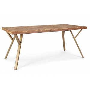 CLASS modern akác étkezőasztal - 180/220cm BIZZOTTO