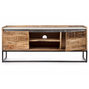 LAMBETH modern mangófa TV-szekrény - 145cm