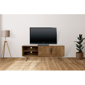 SHERMAN különleges mangófa TV-szekrény - 152cm BIZZOTTO