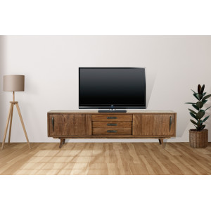 SHERMAN különleges mangófa TV-szekrény - 200cm BIZZOTTO