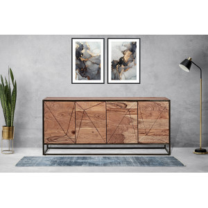 EGON modern akácfa komód - 175cm BIZZOTTO