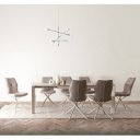 JORDAN design szék - taupe/antracit - Másolat