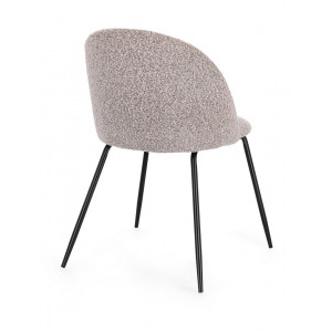 TANYA modern boucle szék - szürke