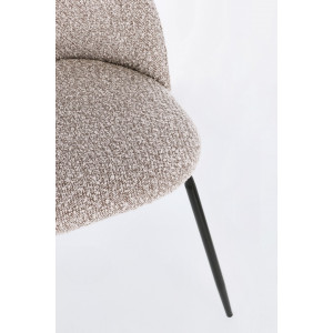 TANYA modern boucle szék - szürke