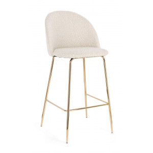 TANYA modern boucle bárszék - beige BIZZOTTO