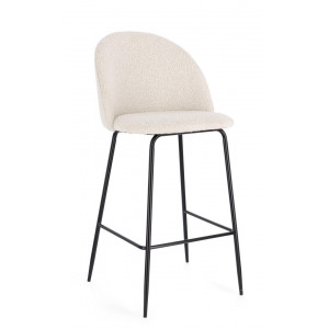 TANYA modern boucle bárszék - beige BIZZOTTO