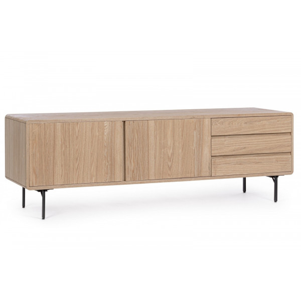 WIDALD design kőris TV-szekrény - 160cm