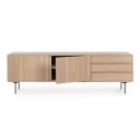 WIDALD design kőris TV-szekrény - 160cm