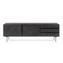 WIDALD DARK design kőris TV-szekrény - 160cm