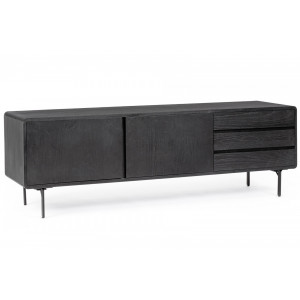 WIDALD DARK design kőris TV-szekrény - 160cm BIZZOTTO