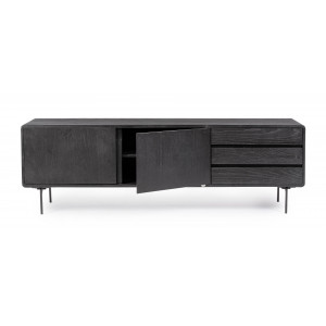 WIDALD DARK design kőris TV-szekrény - 160cm BIZZOTTO