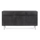 WIDALD DARK design kőris komód - 160cm