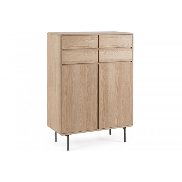 WIDALD design kőris szekrény - 90cm