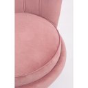 TULPE modern bársony fotel - szürke/mályva/kék