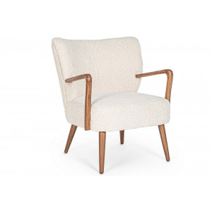 MORITZ design fotel - fehér BIZZOTTO