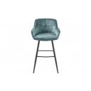 EUPHORIA design bársony bárszék - türkiz