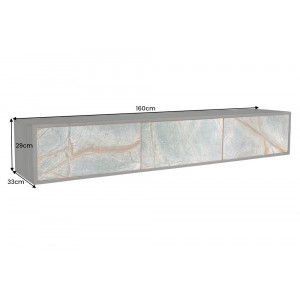 MOUNTAIN SOUL különleges kőfurnéros TV-szekrény - 160cm