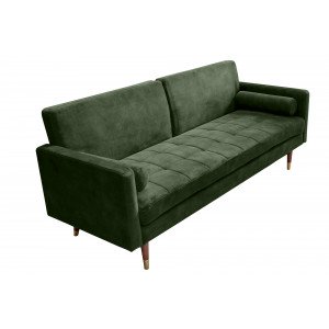 TAILOR mikrovelúr kanapéágy 196 cm – zöld INVICTA