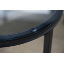 ELEGANCE design dohányzóasztal szett - fekete