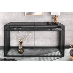 ARCHITECTURE design konzolasztal - 120cm - fekete INVICTA