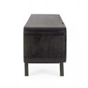 ORISSA BLACK modern mangófa TV-szekrény - 172cm