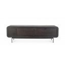 ORISSA BLACK modern mangófa TV-szekrény - 172cm