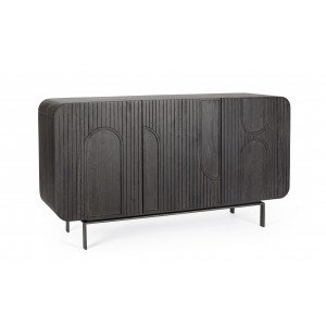 ORISSA BLACK modern mangófa komód - 145cm BIZZOTTO
