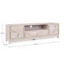 THALES modern mangófa TV-szekrény - 160cm