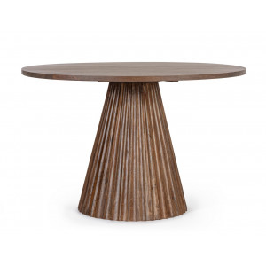 ORISSA kerek mangófa étkezőasztal - 120cm BIZZOTTO