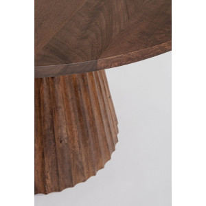 ORISSA kerek mangófa étkezőasztal - 120cm