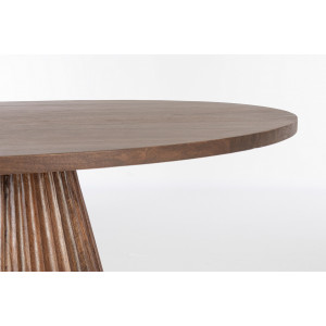 ORISSA kerek mangófa étkezőasztal - 120cm
